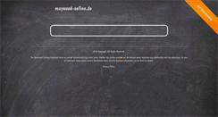 Desktop Screenshot of maywood-online.de