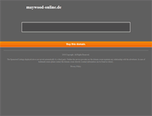 Tablet Screenshot of maywood-online.de